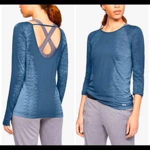 Under Armour Threadborne Vanish Seamless Long Sleeve Women’s Top Size M NWT